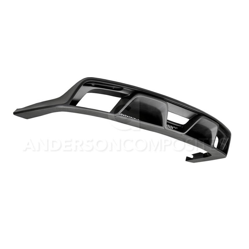 Anderson Composites 15 - 16 Ford Mustang R - Style Rear Valance (for Quad Tip Exhaust) - My Store
