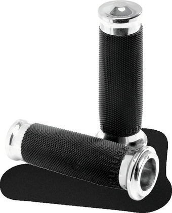 compare product Performance Machine Contour Renthal Wrapped Grips - Chrome
