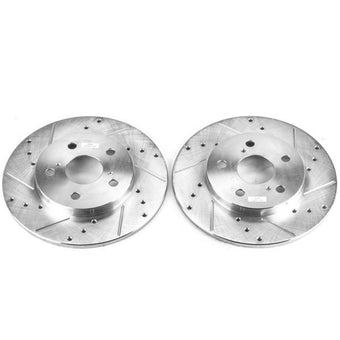 compare product Power Stop 09-10 Pontiac Vibe Rear Evolution Drilled & Slotted Rotors - Pair