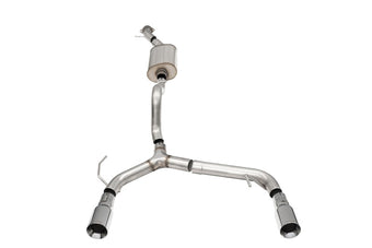 compare product Corsa 21-25 Ford Bronco 2.3L 2-Door 2.75in Cat-Back Dual Rear Exhaust w/4in Straight-Cut Polish Tips