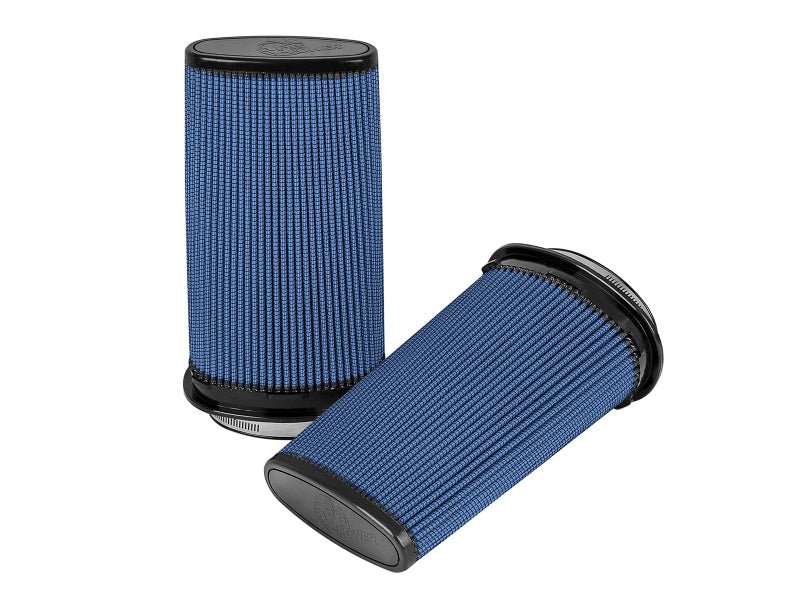 aFe Momentum Replac Air Filter w/Pro 5R Media (Pair) 5x2.25in F/6.25x3.75in B/5.25x2.25in T/11in H - My Store