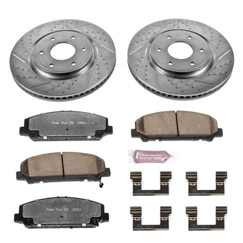 Power Stop 06 - 07 Infiniti QX56 Front Z36 Truck & Tow Brake Kit - My Store