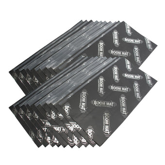 compare product DEI Boom Mat Damping Material 24in x 12.5in x 2mm - 41.7 sq ft 20 Pack