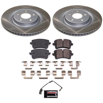 compare product Power Stop 13-14 Audi A8 Quattro Rear Semi-Coated Rotor Kit