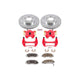 Power Stop 97 - 01 Acura Integra Front Z26 Street Warrior Brake Kit w/Calipers - My Store