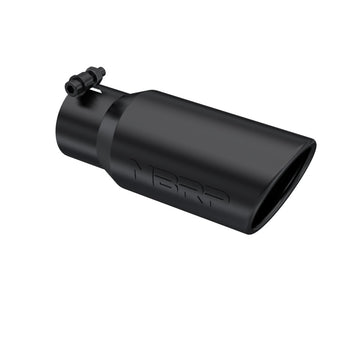 compare product MBRP Universal Tip 4in OD 3in Inlet 10in Length Angled Rolled End Black