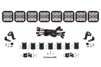compare product Diode Dynamics SS5 Sport Universal CrossLink 8-Pod Lightbar - White Combo