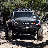 Superwinch 10000 LBS 12V DC 3/8in x 54ft Synthetic Rope Scorpion 10000SR Winch - Black Powdercoat - My Store