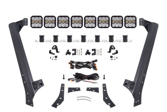 compare product Diode Dynamics Jeep JK SS5 Sport CrossLink Windshield - White Combo Lightbar Kit