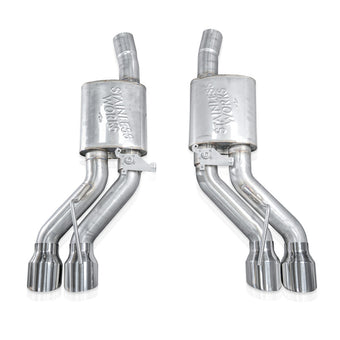 compare product Stainless Works 22-25 Cadillac CT5-V Blackwing Axle Back Exhaust - Polished Tips