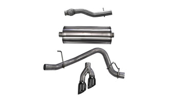 compare product Corsa 2015-2020 GMC Yukon XL 1500 5.3L V8 3in Cat-Back Single Side Exit Twin 4in Black Tips
