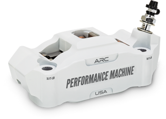 compare product Performance Machine 125 x 4 Race Series Radial Mount Caliper with ARC - Right - White