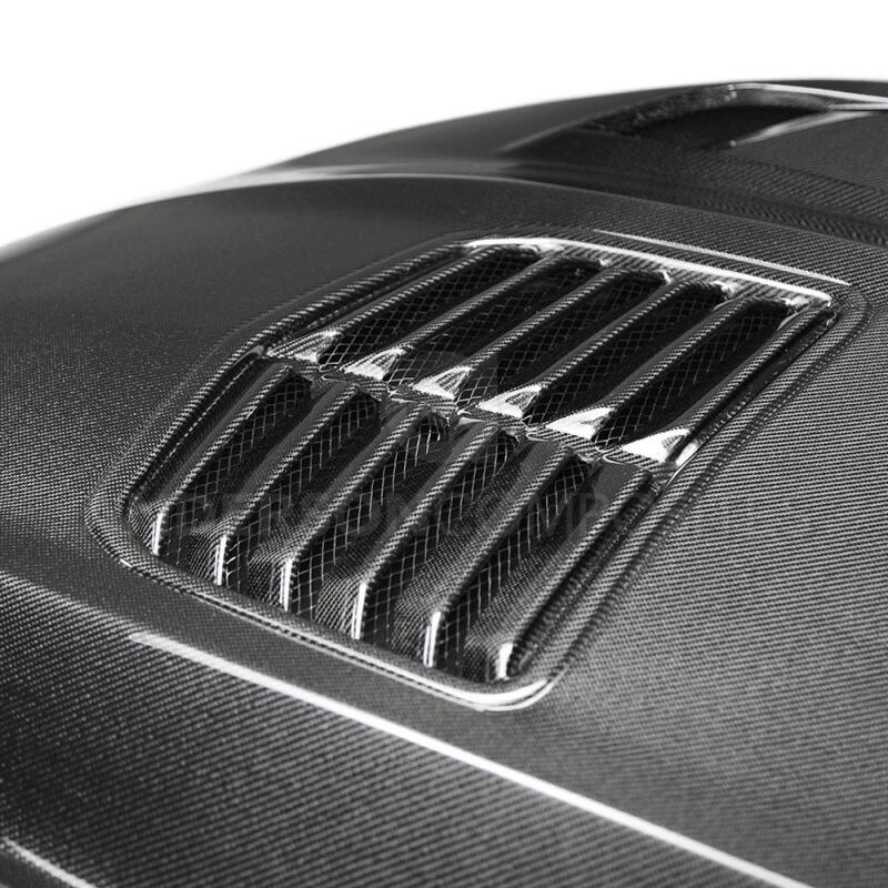 Anderson Composites 16 - 19 Chevrolet Camaro Double Sided Carbon Fiber Type - T2 Style Hood - My Store