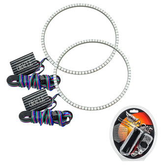compare product Oracle 7in Round Exterior Waterproof LED Halo Kit - ColorSHIFT