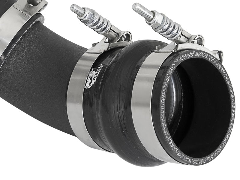 aFe Bladerunner Intercooler Tube Hot Side 3in 17 - 18 GM Diesel Trucks V8 - 6.6L (td) L5P - Black - My Store