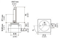 Hella Xenon D1S Bulb PK32d - 2 85V 35W 5000k - My Store