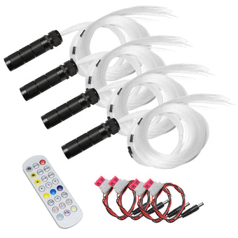 compare product Oracle Lighting Fiber Optic Wheel Liner ColorSHIFT RGBW Kit-40W LED/600 Fibers
