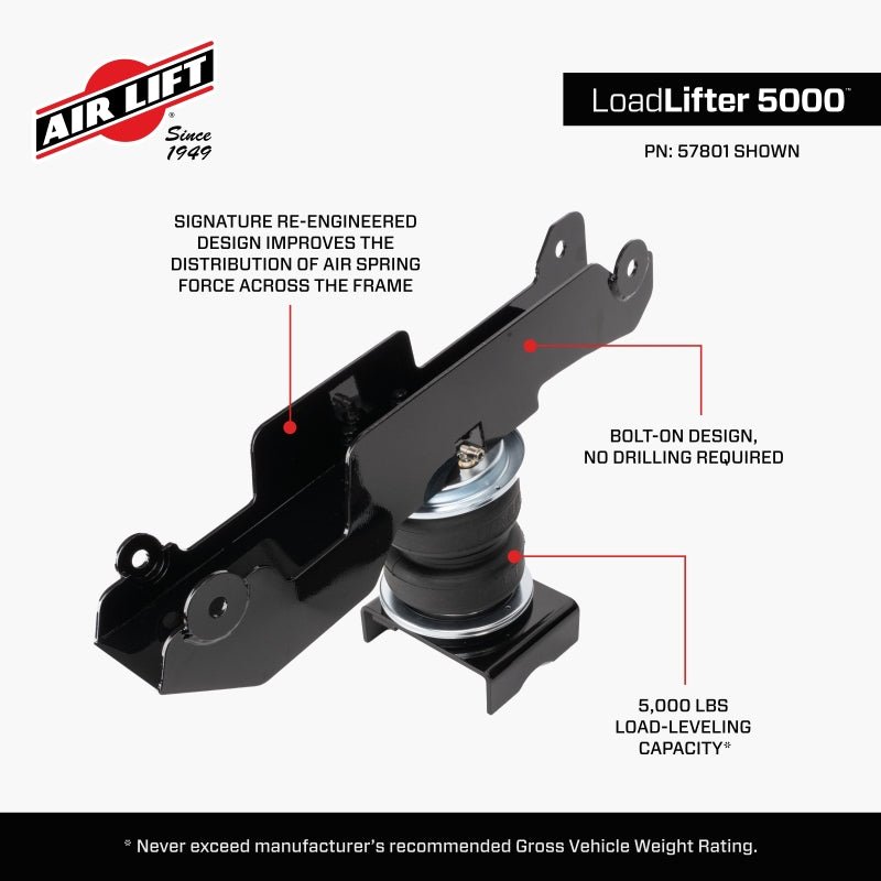 Air Lift 19 - 24 Mercedes Sprinter Loadlifter 5000 Air Spring Kit - My Store