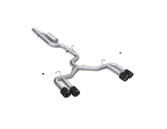 compare product MBRP 22-24 Audi S3 2.0L Armor Pro T304 SS 3in Cat-Back Quad Split Rear Exhaust w/ Carbon Fiber Tips