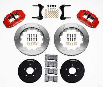 compare product Wilwood Narrow Superlite 6R Front Hat Kit 14.00in Red 1994-2004 Mustang