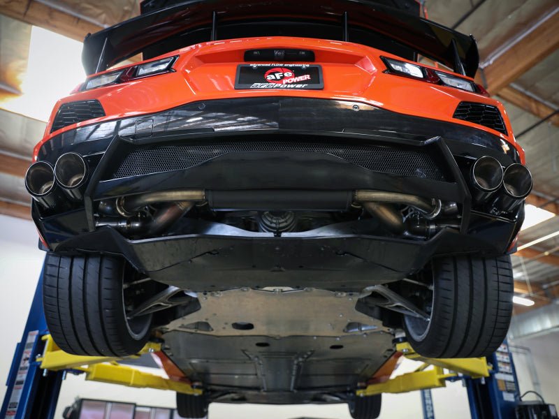 aFe MACH Force - Xp 2 - 1/2in 304SS Cat - Back 2020 Chevy Corvette (C8) 6.2L - Black Tip - My Store