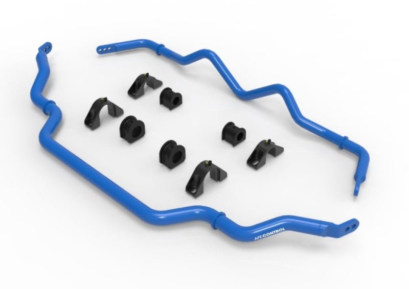 aFe 16 - 21 Infiniti Q50/Q60 3.0L (tt) Front and Rear Sway Bar Set Blue - My Store