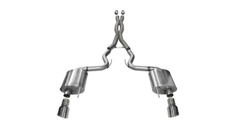compare product Corsa 2015-2017 Ford Mustang GT 5.0 3in Cat Back Exhaust Polish Dual Tips (Sport)