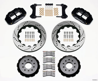 compare product Wilwood Narrow Superlite 6R Front Hat Kit 14.00in Drilled 98-02 Camaro/Firebird