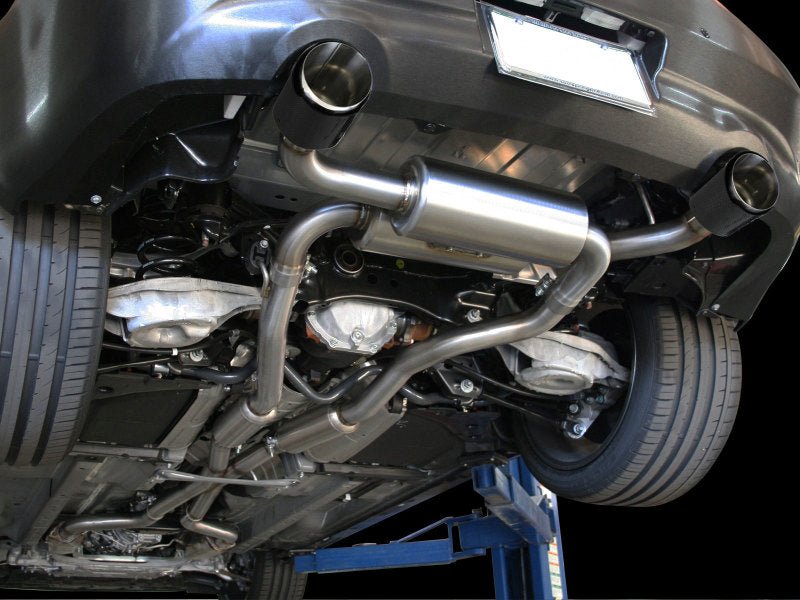 aFe Takeda 2 - 1/2in 304SS Cat - Back Exhaust Infiniti G37 08 - 13/Q60 14 - 15 V6 - 3.7 w/ Carbon Fiber Tips - My Store