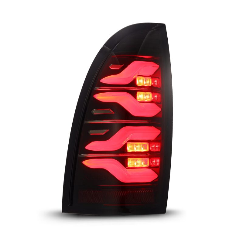 AlphaRex 05 - 15 Toyota Tacoma LUXX LED Taillights Blk/Red w/Activ Light/Seq Signal - My Store