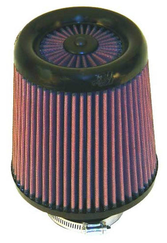 compare product K&N Universal X-Stream Clamp-On Filter 6in Base OD x 5in Top OD x 6.5in Height x 3in Flange ID