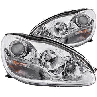 compare product ANZO 2000-2005 Mercedes Benz S Class W220 Projector Headlights Chrome