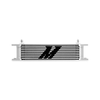 compare product Mishimoto Universal -6AN 10 Row Oil Cooler - Silver