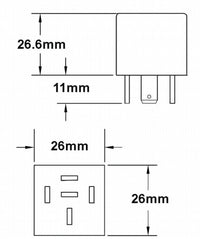 Hella Relay 12V 20/40A Spdt Res Sld - My Store