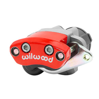 compare product Wilwood Red Electric Parking Brake Caliper - 4.75in Bracket - 0.44-0.61in - Right