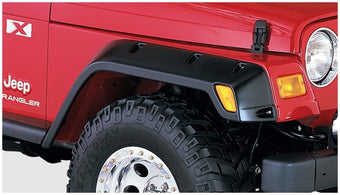 compare product Bushwacker 97-06 Jeep TJ Pocket Style Flares 2pc - Black