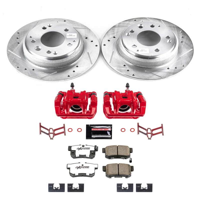 Power Stop 96 - 98 Acura RL Rear Z26 Street Warrior Brake Kit w/Calipers - My Store