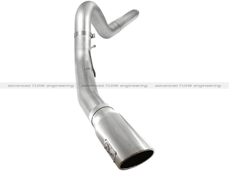 aFe Atlas 5in DPF - Back Aluminized Steel Exh Sys, Ford Diesel Trucks 08 - 10 V8 - 6.4L (td) Polished tip - My Store