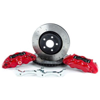 Alcon 2018+ Jeep JL 350x32mm Rotors 6 - Piston Red Calipers Front Brake Upgrade Kit - My Store