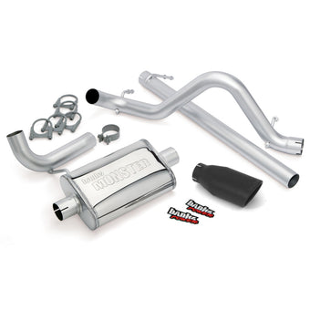 compare product Banks Power 07-11 Jeep 3.8L Wrangler - 2dr Monster Exhaust System - SS Single Exhaust w/ Black Tip