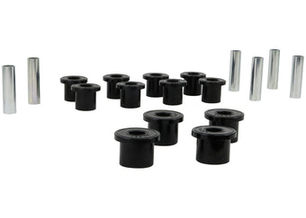 compare product Whiteline 1987-1995 Jeep Wrangler Spring - Eye Front/Rear And Shackle Bushing