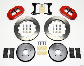 compare product Wilwood Narrow Superlite 6R Front Hat Kit 13.06in Red Nissan 370Z/Fiti G37