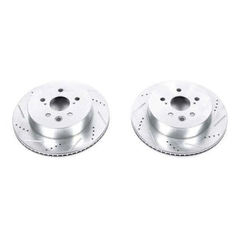 compare product Power Stop 2006 Lexus GS300 Rear Evolution Drilled & Slotted Rotors - Pair