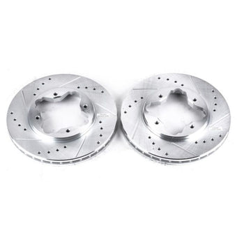 compare product Power Stop 1997 Acura CL Front Evolution Drilled & Slotted Rotors - Pair