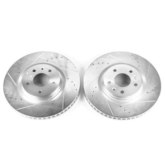 compare product Power Stop 83-96 Buick Century Front Evolution Drilled & Slotted Rotors - Pair