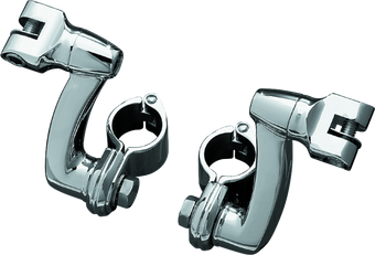 compare product Kuryakyn Longhorn Offset Peg Mounts With 1-1/4inch Clamp Chrome