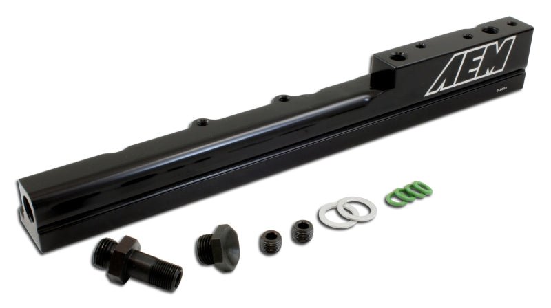 AEM 99 - 00 Honda Civic Si Black Fuel Rail - My Store