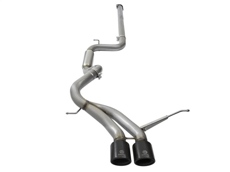 aFe Takeda 3in SS Exhaust Cat - Back 13 - 16 Ford Focus ST 2.0L Black Tips - My Store