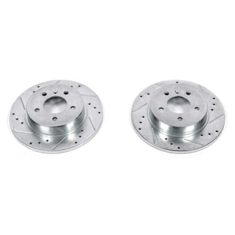 compare product Power Stop 06-11 Buick Lucerne Rear Evolution Drilled & Slotted Rotors - Pair