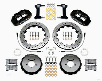 compare product Wilwood Narrow Superlite 6R Front Hat Kit 12.88in Drilled 2012-Up Toyota / Scion FRS w/ Lines